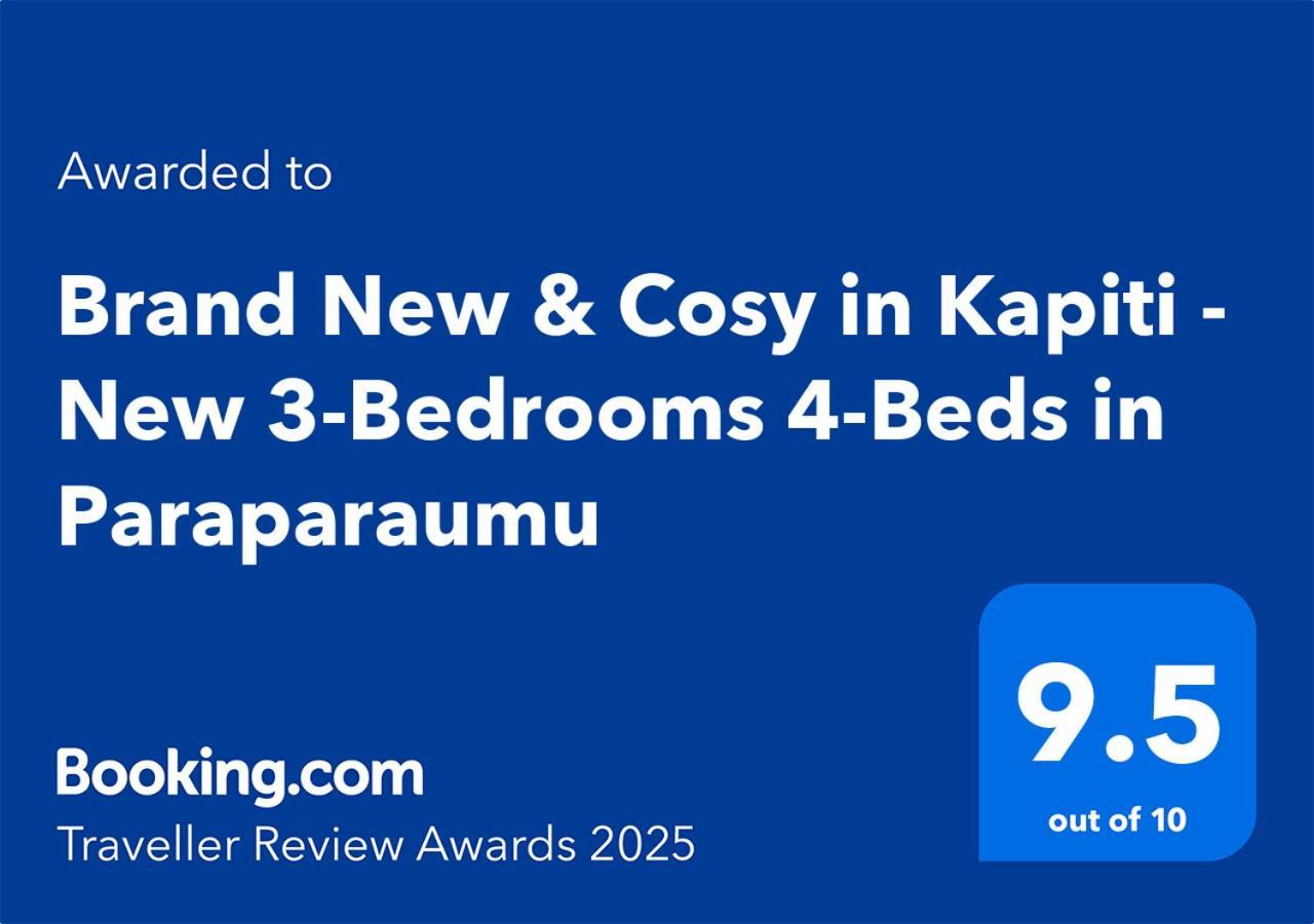 Brand New & Cosy In Kapiti - New 3-Bedrooms 4-Beds In Paraparaumu Exterior foto